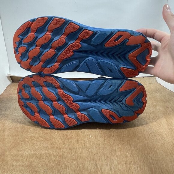 Hoka One One Clifton 8 Men Size 10 D Blue Athletic Running Shoes - Picture 7 of 9